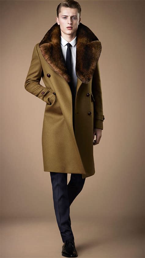 burberry mens overcoat sale|burberry men military coats.